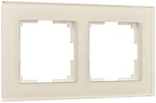 Рамка универсальная Werkel Favorit 2-м. стекло молочный картинка